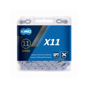 KMC ketting X11 silver, EPT, 1/2x1128, 5.88mm, 118 L 11-speed. anti-roest - AE-trading