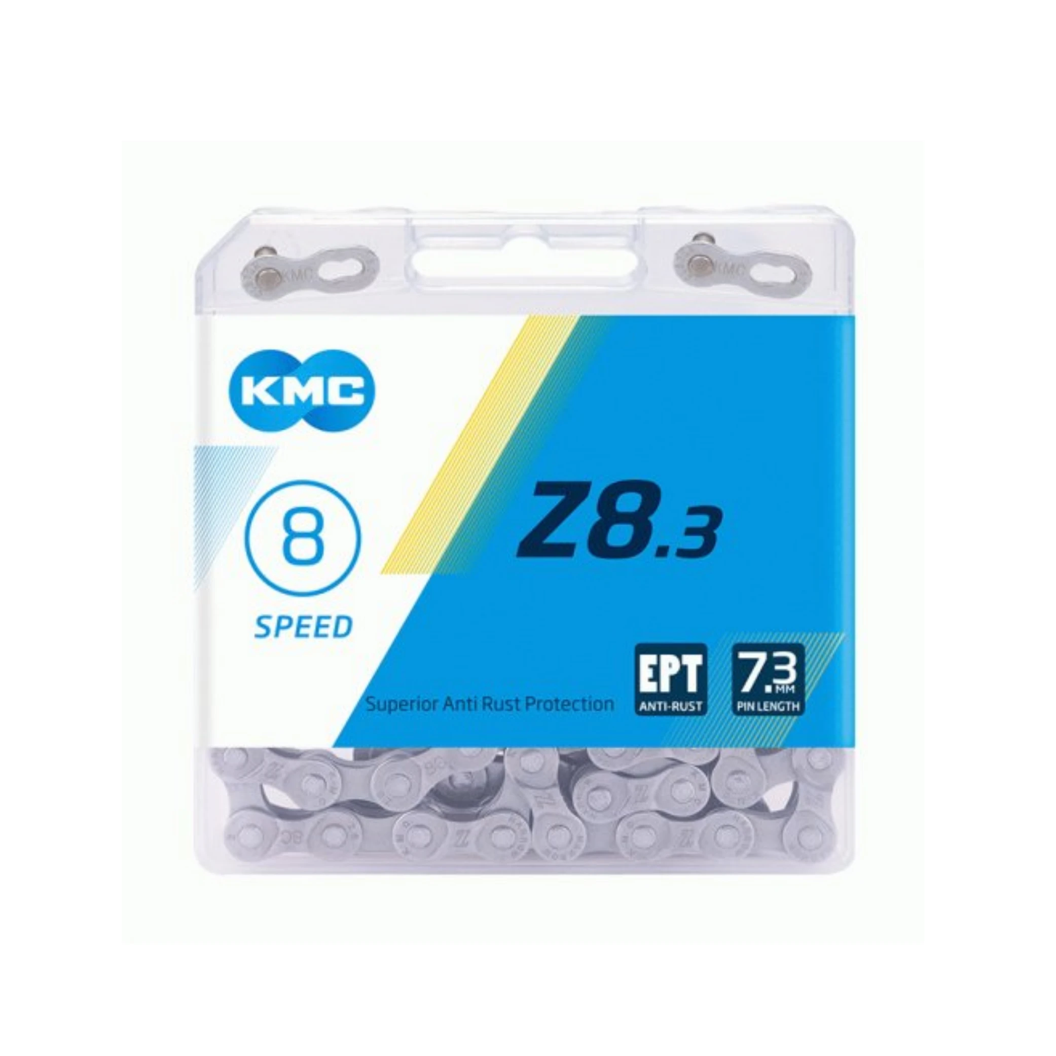 KMC ketting z8.3 silver/grey 1/2x3/32, 7.3mm, 116L, 6/7/8 -speed. - AE-trading