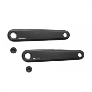 Miranda crankset Delta, cranklengte 170mm E-bike Bosch1 ISIS, zwart-mat Passend voor Bosch GEN 1,2 en 4 - AE-trading