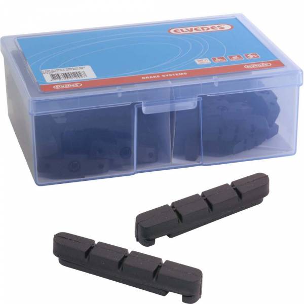 Elvedes remblokken, 25 paar race velgrem vervangingspads 55mm voor remblokken voor Shimano (werkplaatsverpakking) - AE-trading