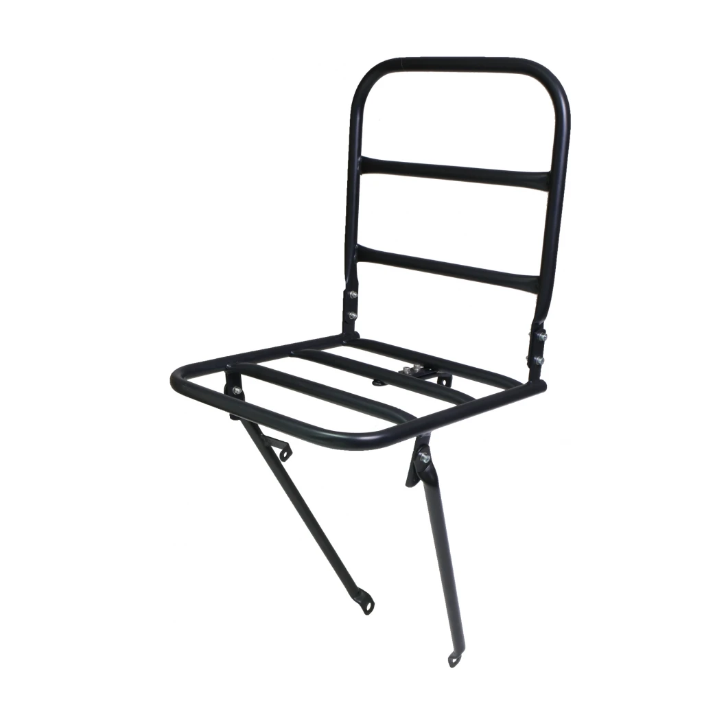 Steco transport voordrager. afm 30x30cm, mat zwart kroonbevestiging traploos verstelbaar - AE-trading