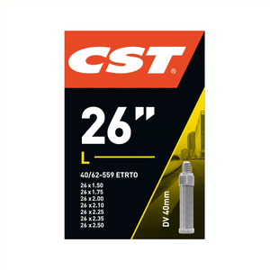 CST Binnenband 26x1,75-1.90-2.30 ETRTO 40/62-559, Ventiel: Blitz/Hollands 40 mm - AE-trading