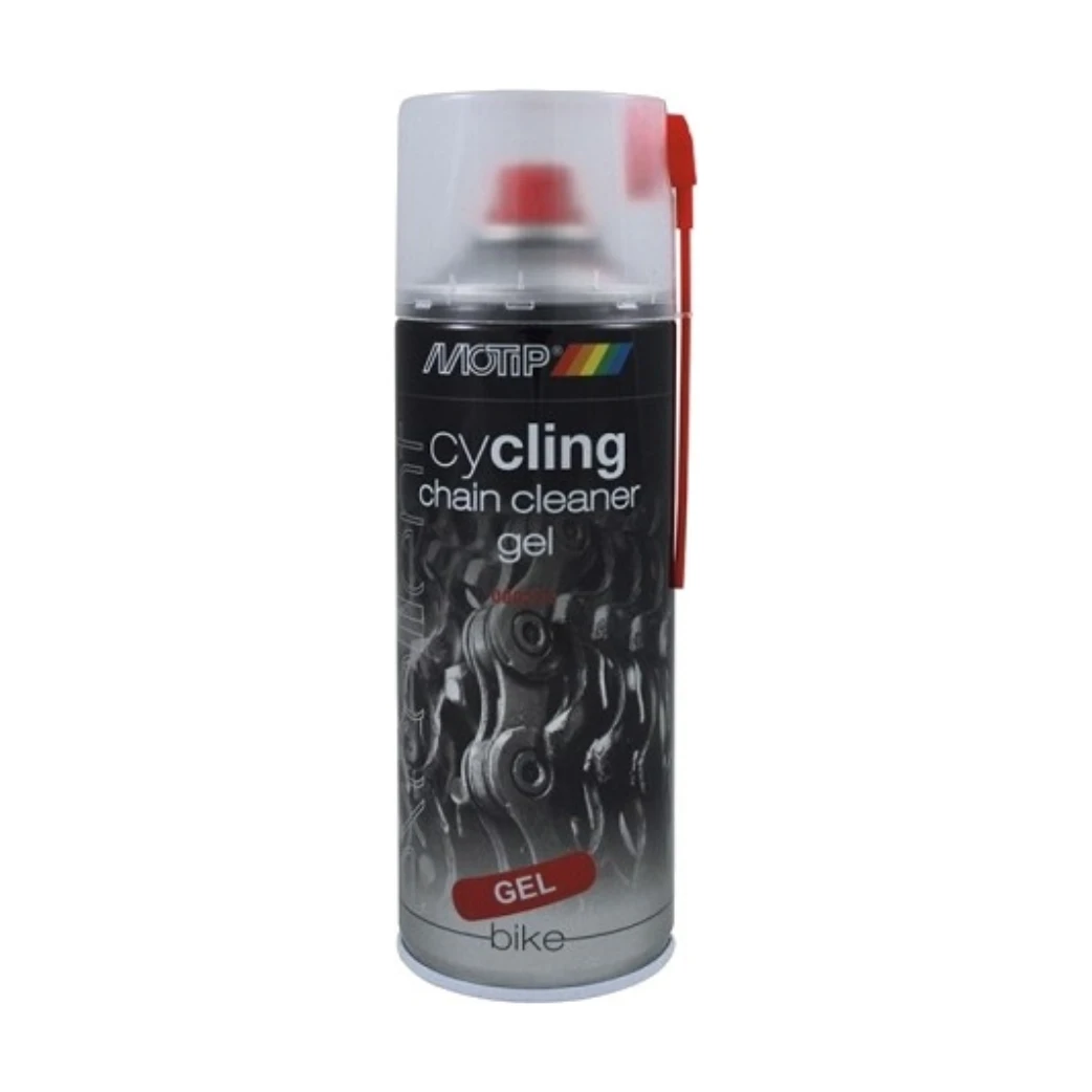 Motip Cycling Chain cleaner gel 400ml. Reiniger met hoog oplossend vermogen voor kettingen en tandwielen. Voor het verwijderen van vet en olie. - AE-trading