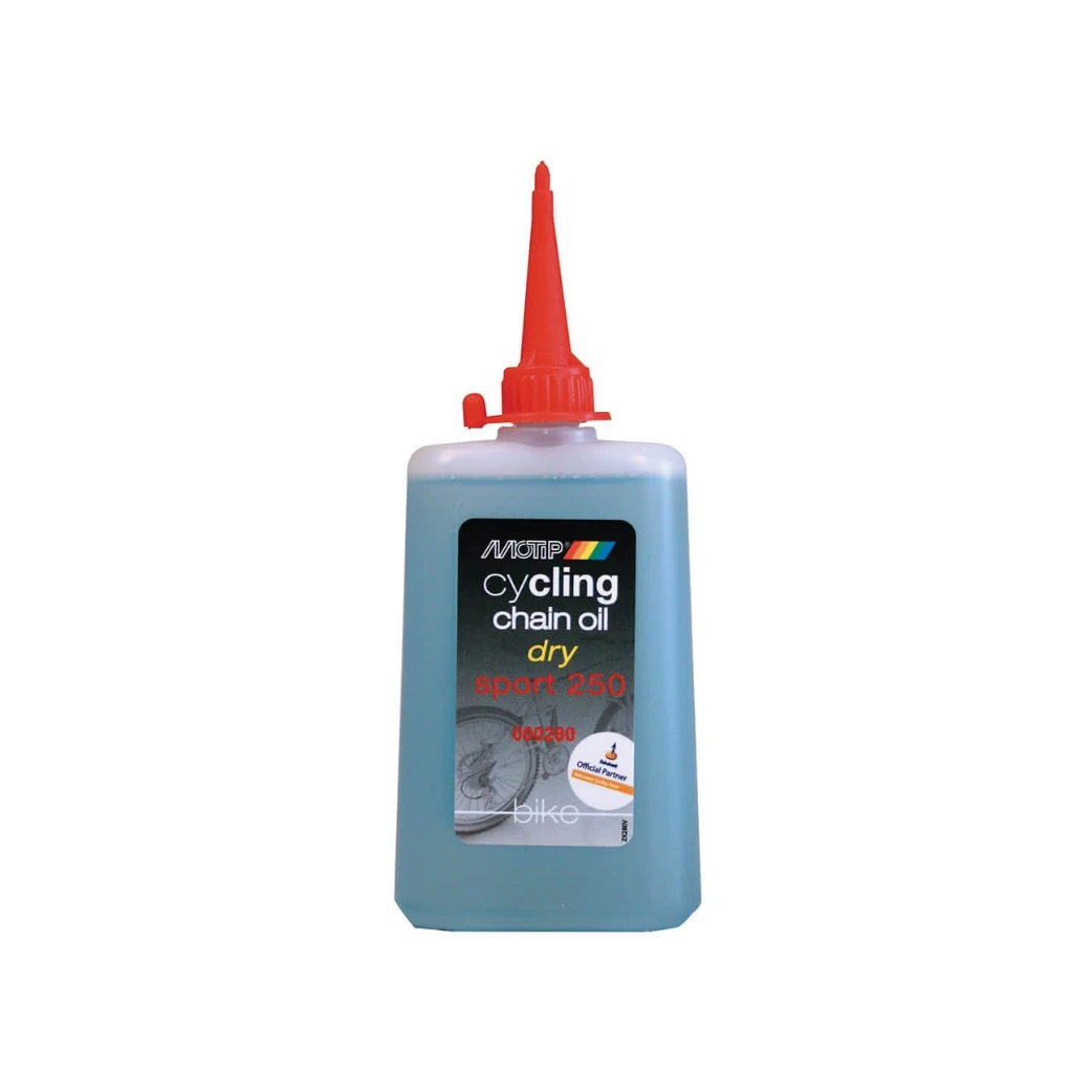 Motip Cycling chain lube 'dry' ultra sport 100ml. Smeermiddel voor het behandelen van kettingen en tandwielen. - AE-trading