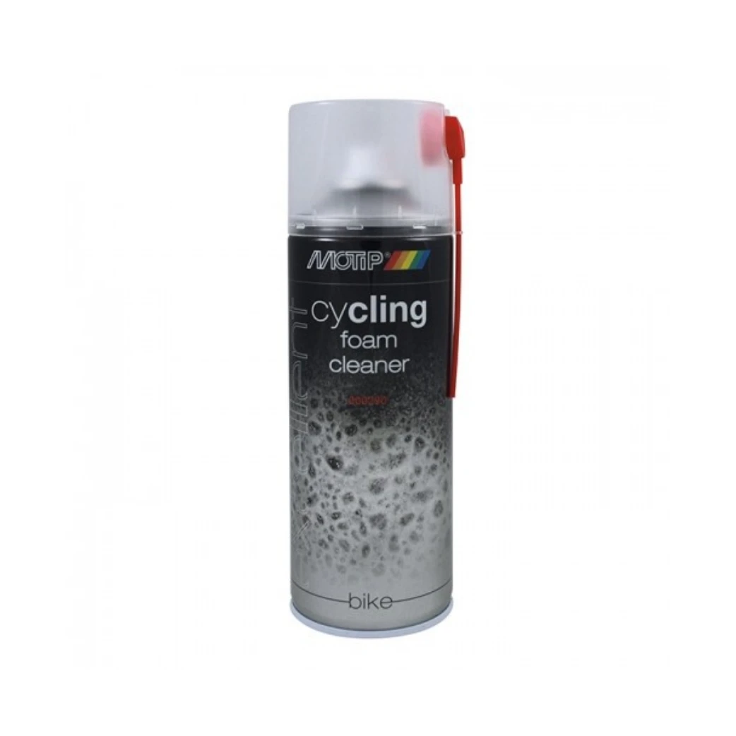Motip Cycling foam cleaner 400ml. Universeel reinigend schuim, met hoog oplossend vermogen voor lichte verontreinigingen. - AE-trading
