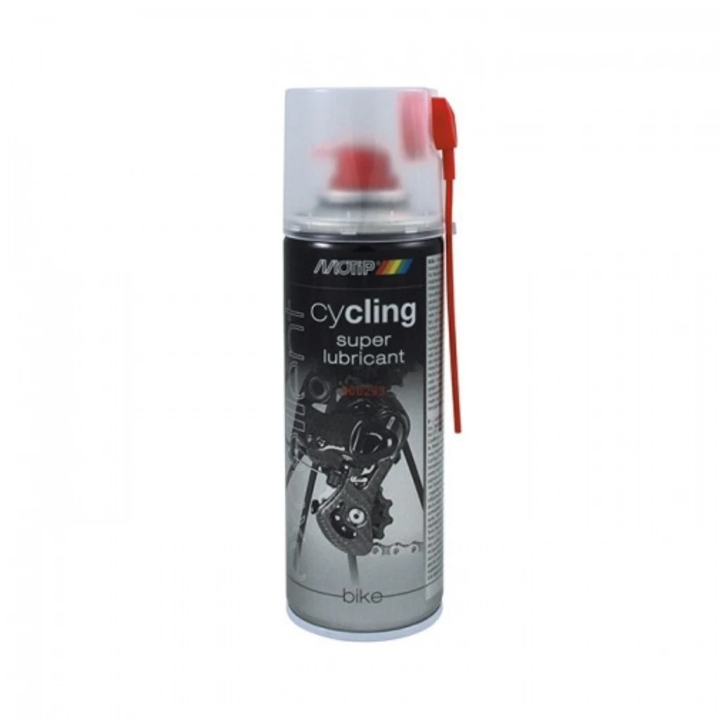 Motip Cycling super lubricant 200ml. Smeermiddel voor het behandelen van alle niet gelagerde, bewegende onderdelen (met uitzondering van kettingen) - AE-trading