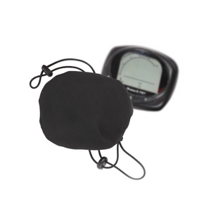 Mirage bescherm/regen hoes stuurdisplay E-bike, trekkoord met gespen max.11x8cm, zwart. waterdicht - AE-trading