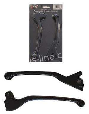 Remgreep / Remhevel Set Aplus Passend Op Vespa Sprint / Primavera Glans Zwart - AE-trading