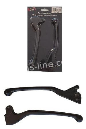 Remgreep / Remhevel Set Aplus Passend Op Vespa Sprint / Primavera Zwart Mat - AE-trading