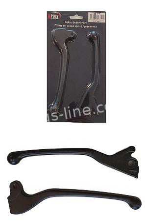 Remgreep / Remhevel Set Aplus Passend Op Vespa Sprint / Primavera Zwart Mat - AE-trading