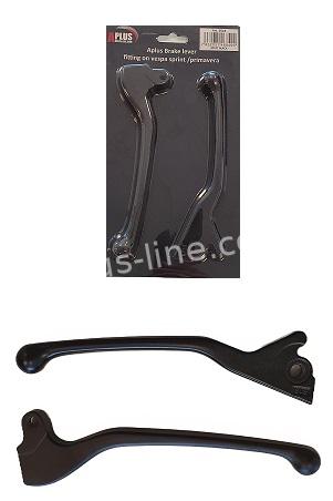 Remgreep / Remhevel Set Aplus Passend Op Vespa Sprint / Primavera Zwart Mat - AE-trading