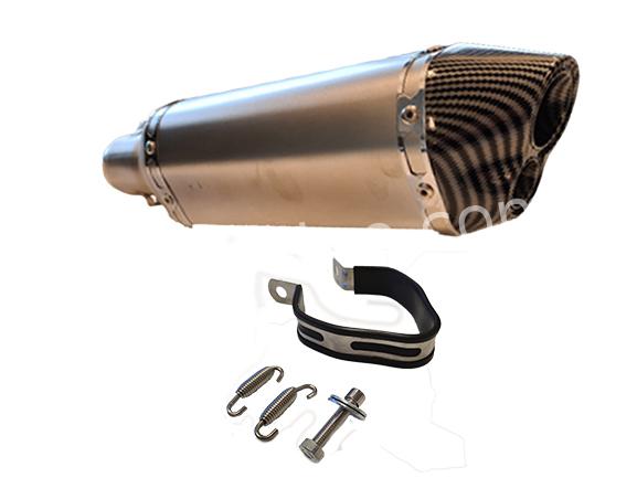 Uitlaat / Demper Aplus Carbon + Titanium Edition - AE-trading