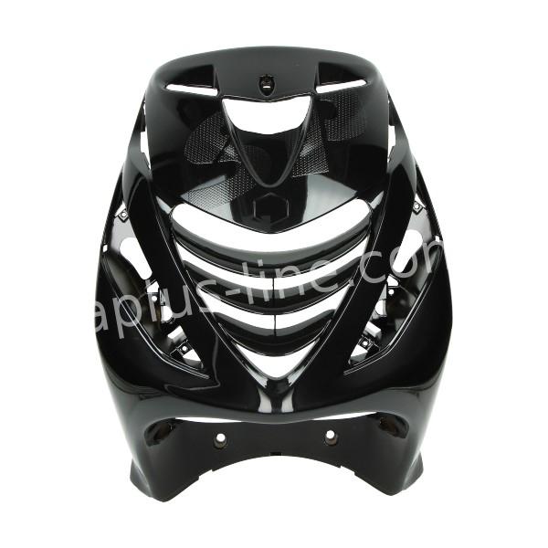Front Cover Aplus Passend Op Piaggio Zip Sp Glans Zwart (+Binnenrooster) - AE-trading