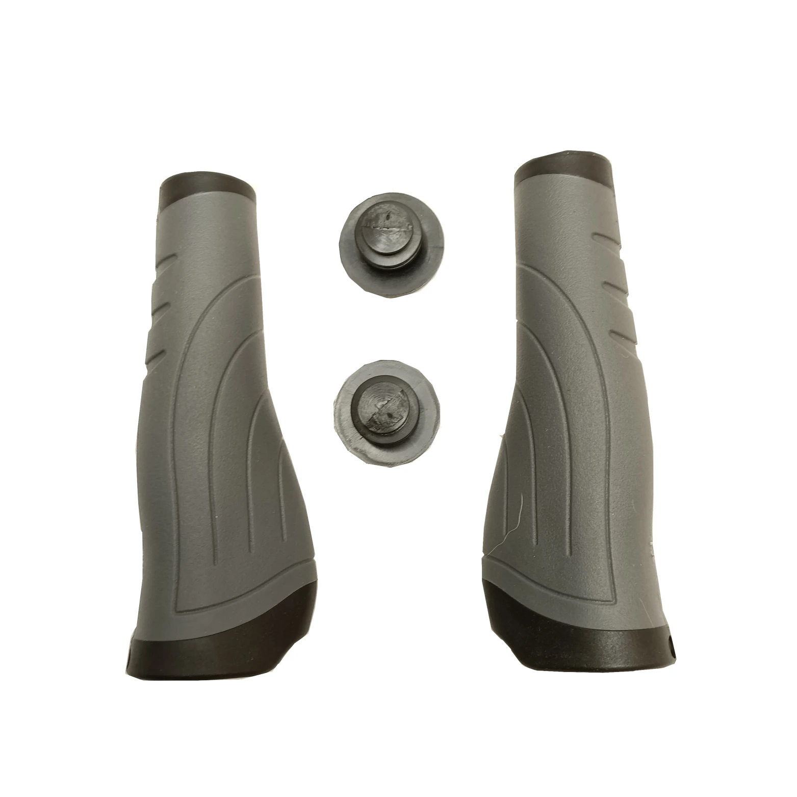 FALKX Silber Gripp handvatten ergonomisch, met lock ring, lengte 135/135mm, zwart/grijs. werkplaatsverpakking - AE-trading
