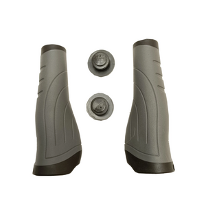 FALKX Silber Gripp handvatten ergonomisch, met lock ring, lengte 135/135mm, zwart/grijs. werkplaatsverpakking - AE-trading
