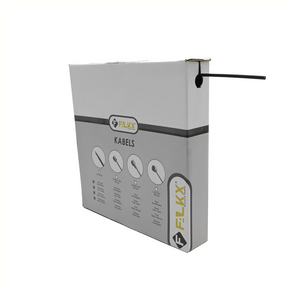 FALKX Buitenkabel Rem 5mm, zwart, 30M op rol - AE-trading