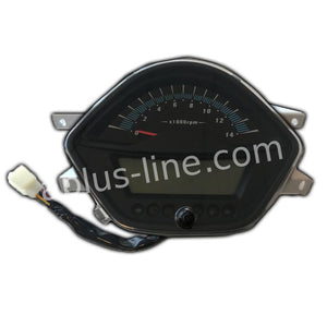 Kilometertellers Aplus Passend Op Look A Like Lx Semi Digitaal Rood - AE-trading