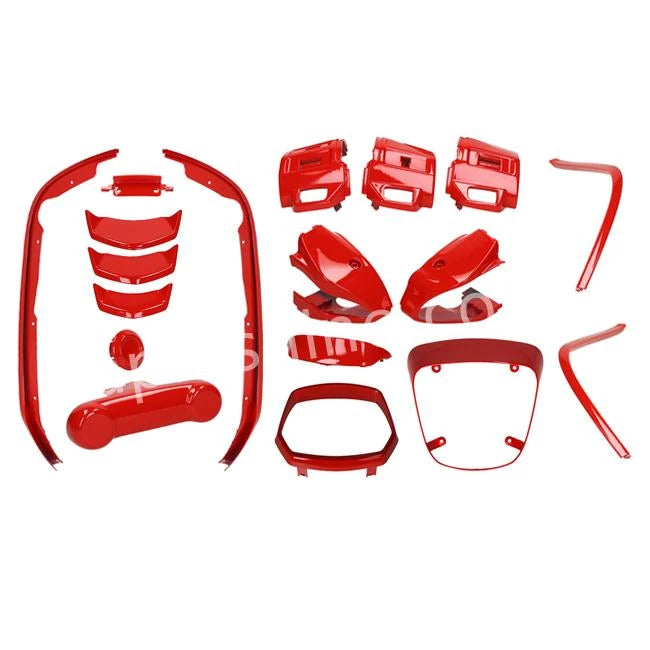 Omlijsting Set Aplus Passend Op Vespa Sprint 2018> Rosso Rood - AE-trading