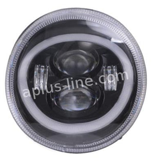 Aplus Led Koplamp Projector Met Led Rand Passend Op Vespa Gts - AE-trading