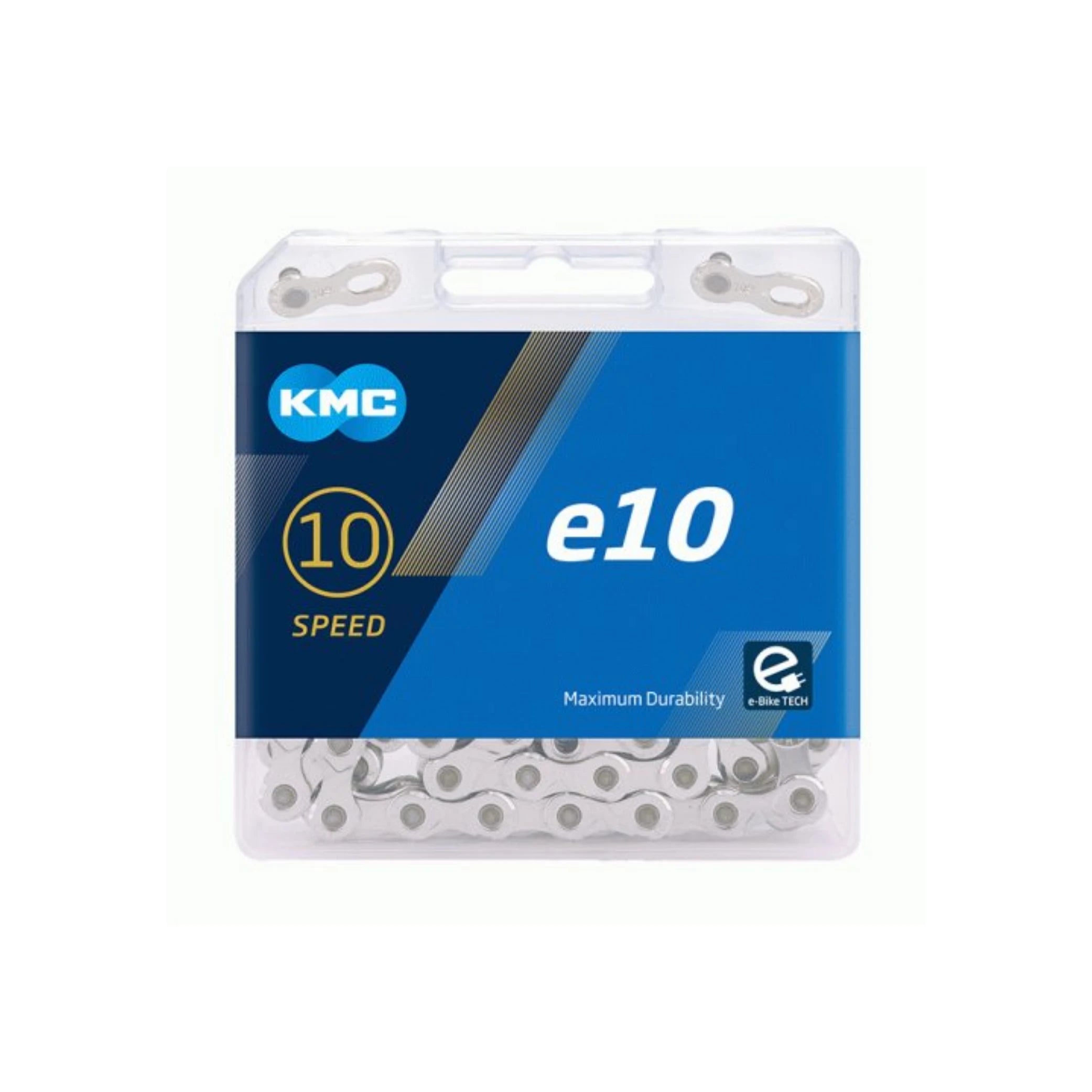 KMC ketting e10, 1/2x11/128, 122 schakels, 5.88mm pin, 10-speed mid motor e-bike ketting - AE-trading