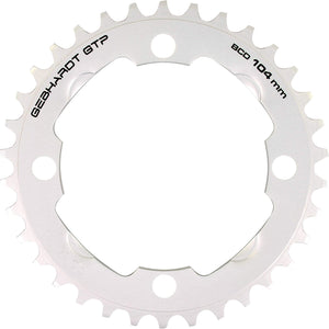 Gebhardt kettingblad 34t 4 gaats 9sp zilver - AE-trading