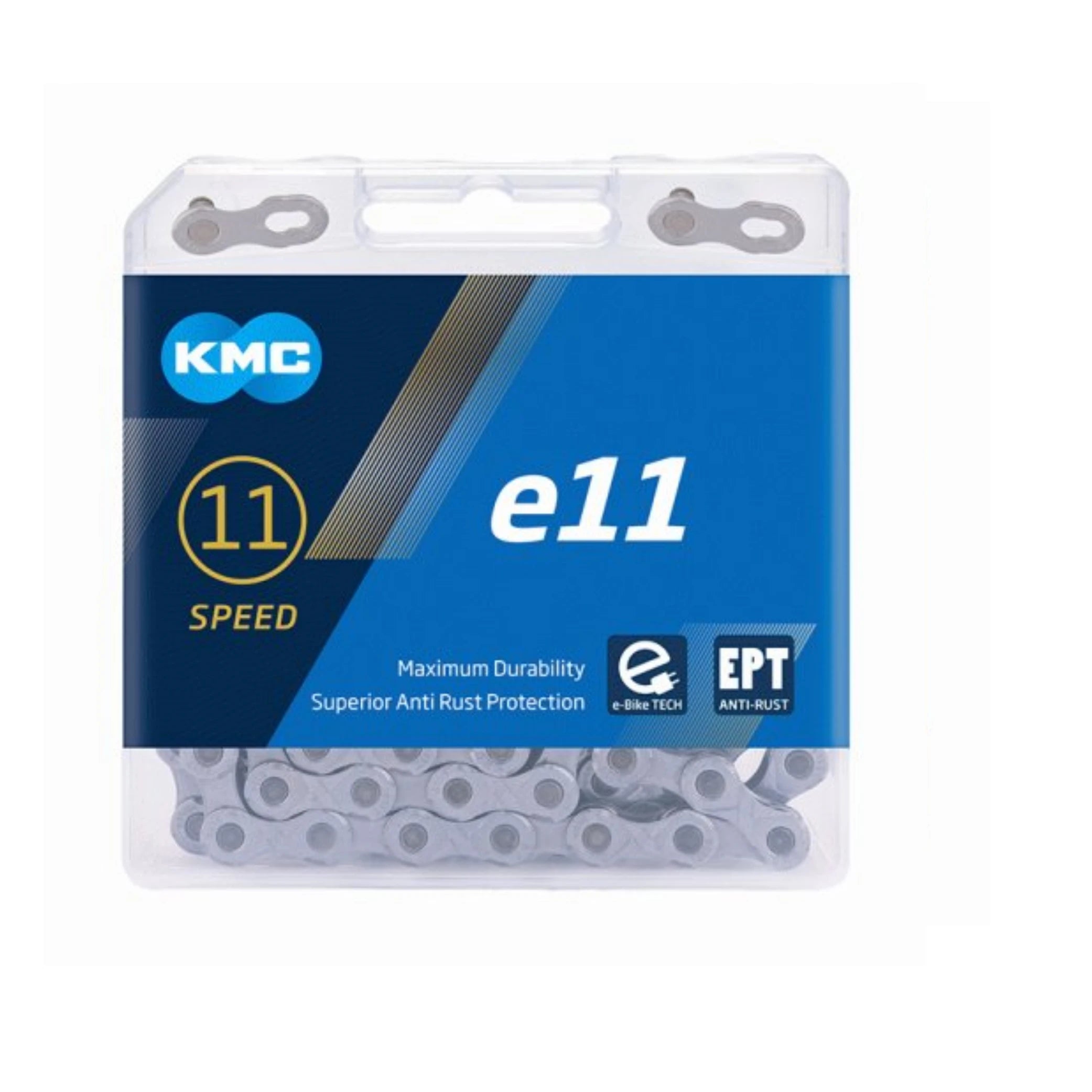 KMC ketting e11 EPT, 1/2x11/128, 136 schakels, 5.65mm pin, 11-speed, anti roest - AE-trading