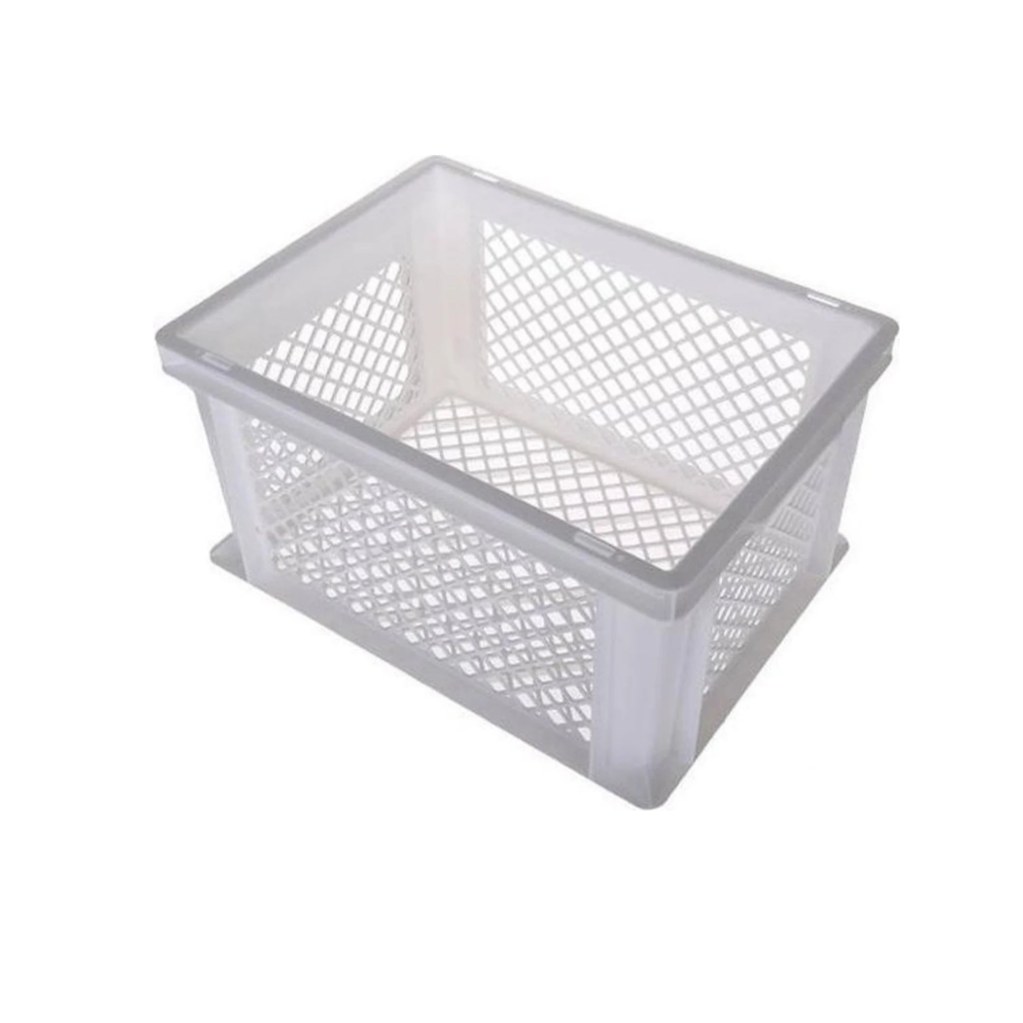 krat PVC Wit 26L 40x30x22cm - AE-trading