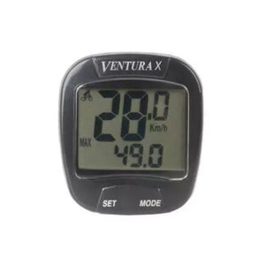 Ventura fietscomputer X, bekabeld. 10 Functies: huidige snelheid, Gemiddelde snelheid, dagelijkse kilometerstand, totale kilometer, stopwatch, Auto start/stop, scan modus (hangverpakking) - AE-trading