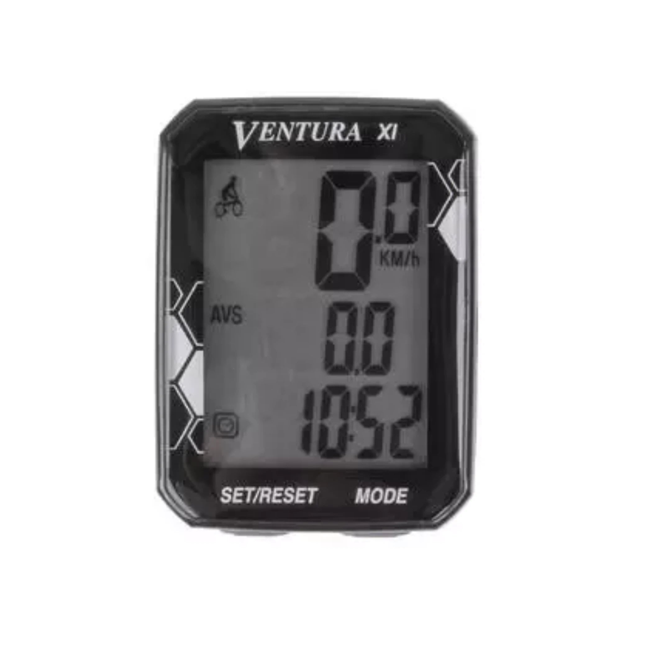 Ventura fietscomputer XI, bekabeld. 11 Functies: huidige snelheid, Gemiddelde snelheid, Maximum snelheid, snelheidsbemiddelaar, dagelijkse kilometerstand, totale kilometer, stopwatch, reistijd, totale reistijd, Auto start/stop, scan modus (hangverpakking) - AE-trading