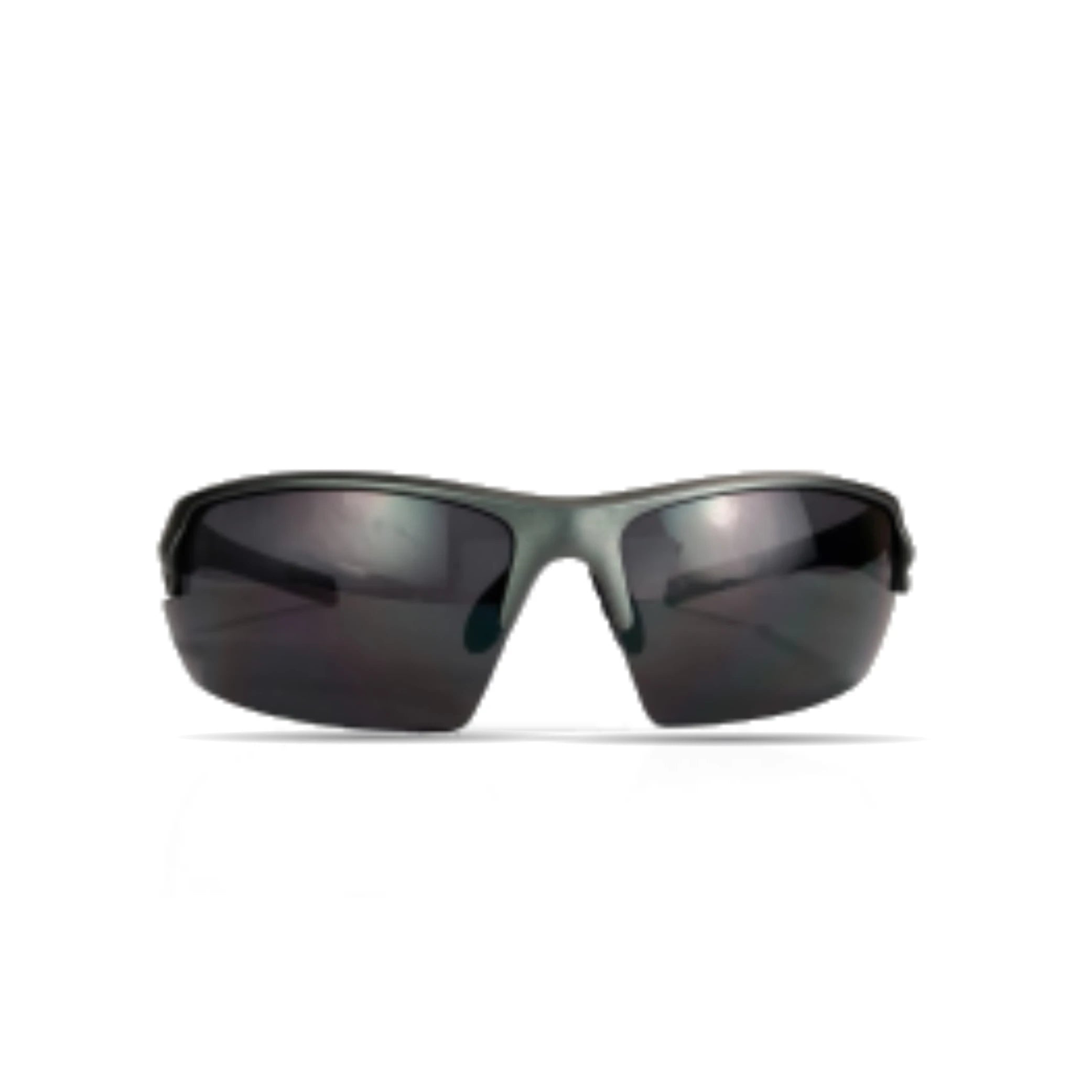 Mirage fiets / zonnebril, grijs/zwart. Lenzen icegreen. incl 3 sets lenzen en opbergetui (hangverpakking) - AE-trading