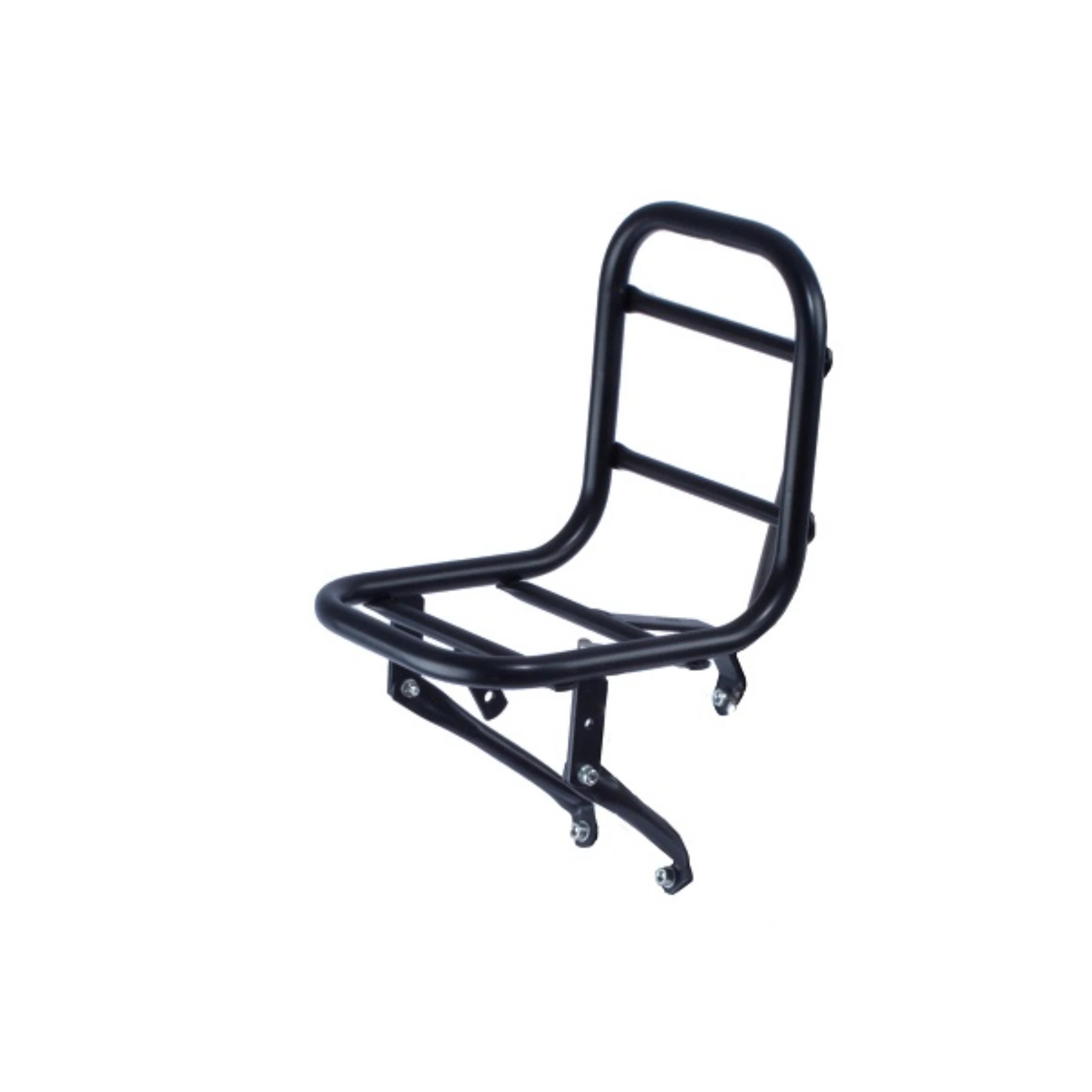 Steco Transport voordrager Original, zwart. afm: 18x22 cm. Motage op v-brake nokken - AE-trading