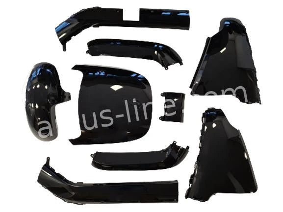 Plaatset Aplus Passend Op Segway E 110 / E 125 9 Delig Glans Zwart - AE-trading