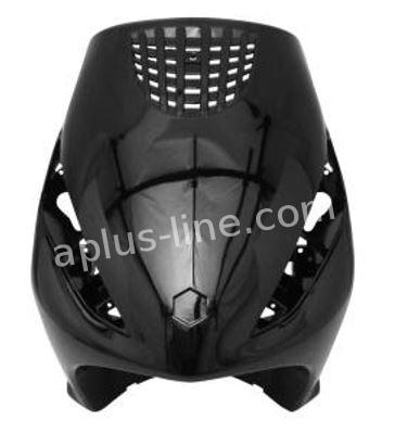 Front Cover Aplus Passend Op Piaggio Zip Model Orig Glans Zwart - AE-trading