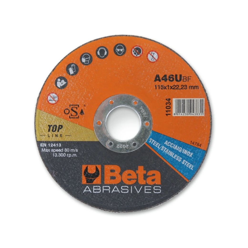 Beta Doorslijpschijf 125mm dikte: 1mm - AE-trading