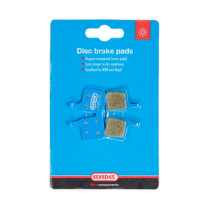 Elvedes 1 Paar Organische Schijfremblokjes voor Magura MT5/7 - AE-trading