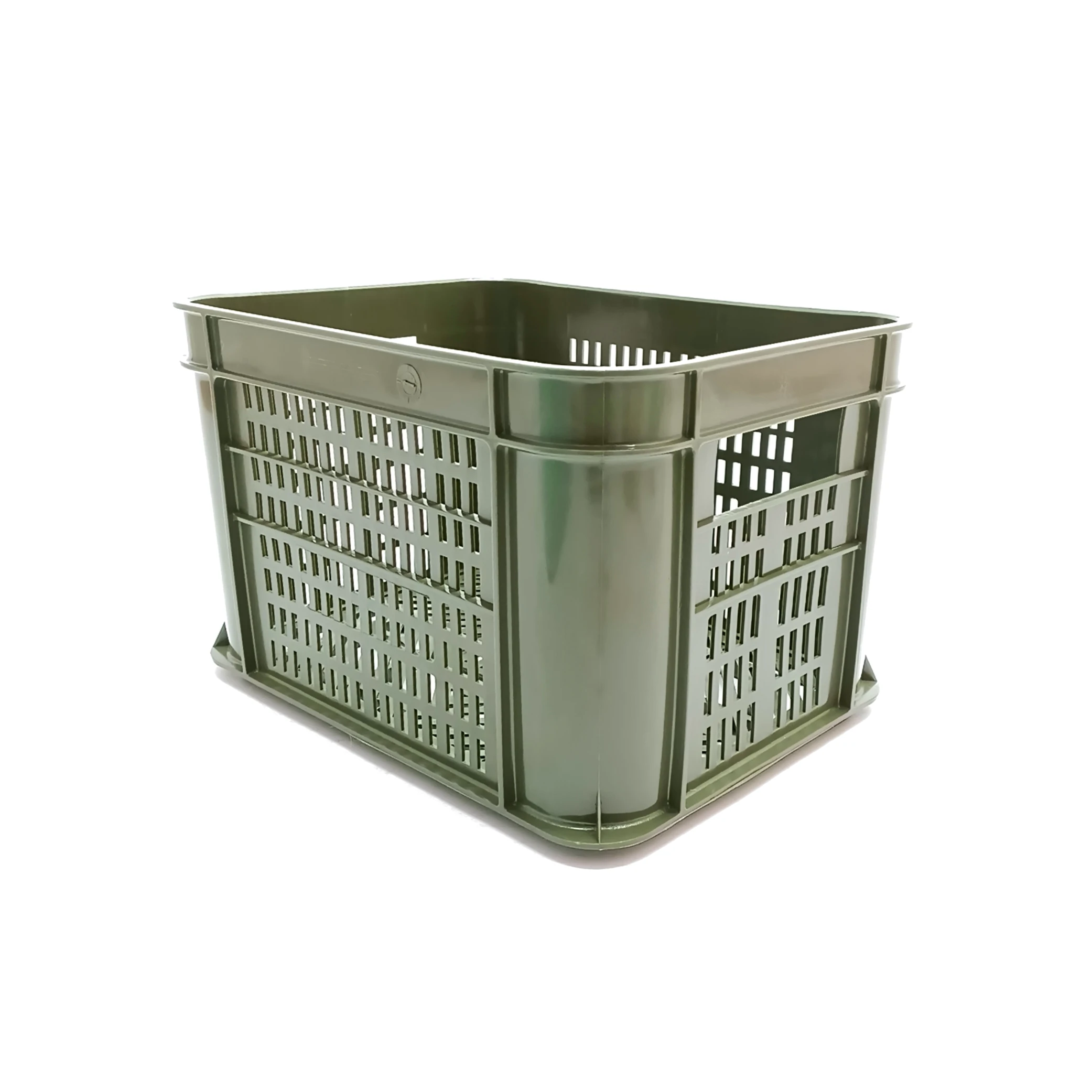 Krat PVC 30L Legergroen 40x30x25cm - AE-trading
