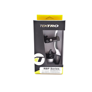 Tektro CL530TS+CL533RT V-brake remgreepset 4-vinger zwart/satijn met bel (hangverpakking) - AE-trading