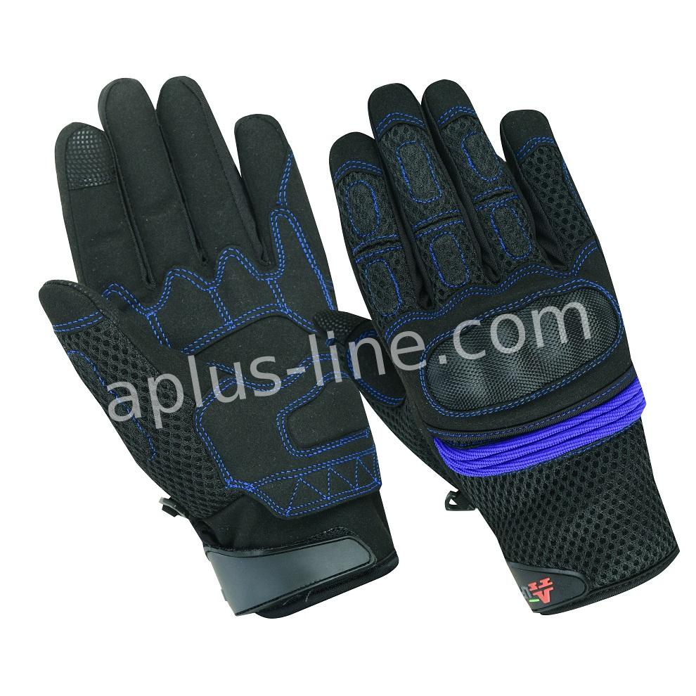 Handschoen Alpha Styling Citta Zwart/Blauw S (Netto Prijs) - AE-trading