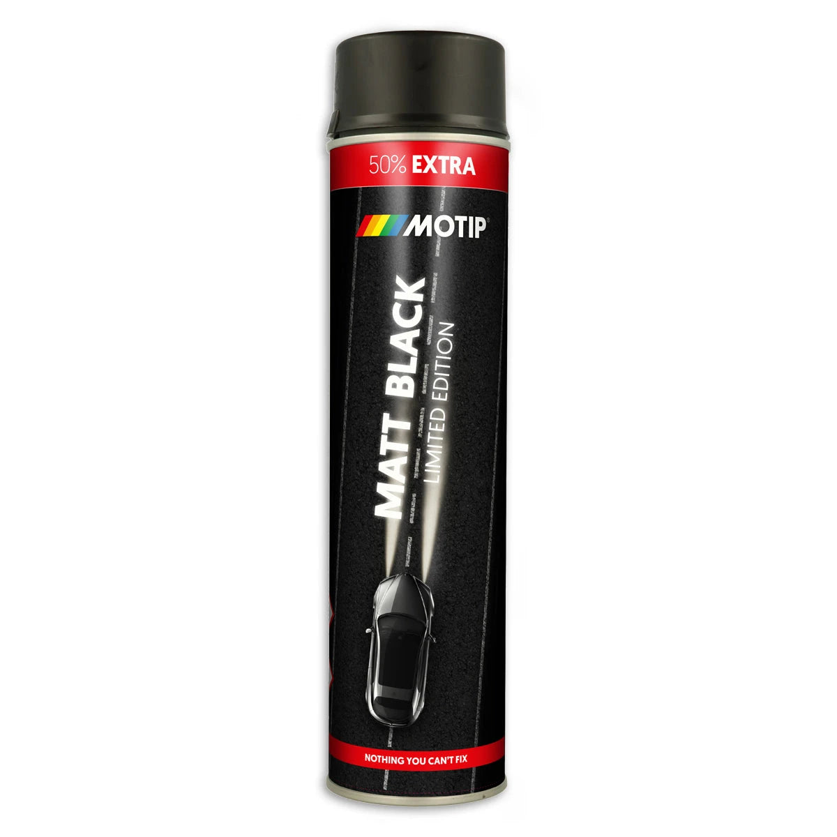 Motip Spuitlak zwart mat 600ml - AE-trading