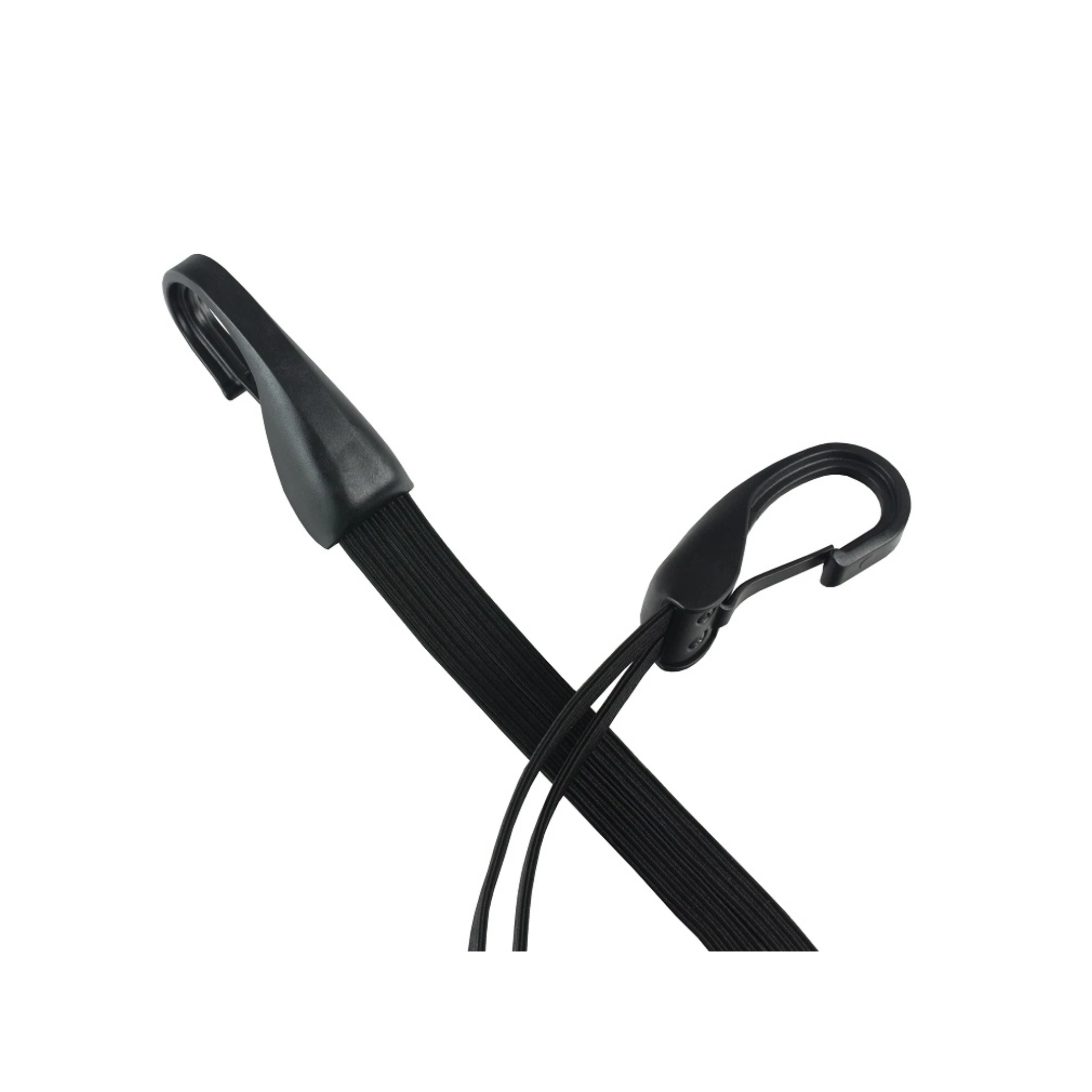 Widek snelbinder met grote veiligheids haak en 2 banden. zwart 57cm - AE-trading