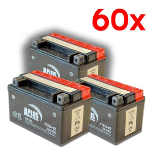 Packagedeal 60 X Accu Aplus Ytx7 A Bs (Aanbieding Op=Op) - AE-trading