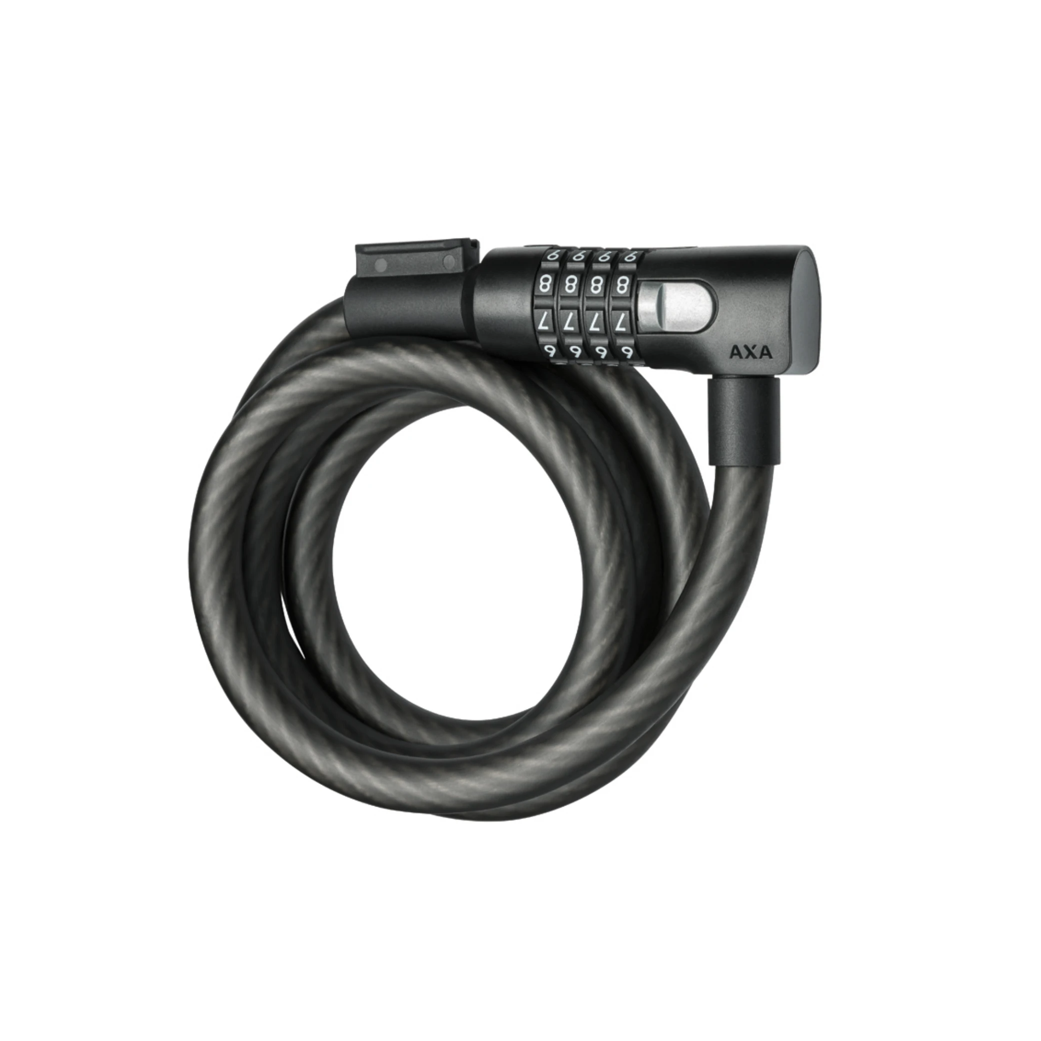 Axa Kabelslot Resolute C180/15, lengte 180cm zwart. cijfercombinatie (hangverpakking). Beveiligingsniveau 6 - AE-trading