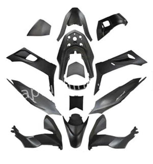 Plaatset Aplus Passend Op Honda Pcx 125 '21> 14 Delig Mat Zwart - AE-trading