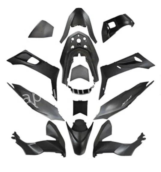 Plaatset Aplus Passend Op Honda Pcx 125 '21> 14 Delig Mat Zwart - AE-trading