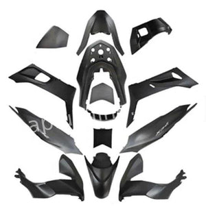 Plaatset Aplus Passend Op Honda Pcx 125 '21> 14 Delig Mat Zwart - AE-trading