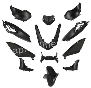 Plaatset Aplus Passend Op Yamaha Nmax 21'> 12 Delig Mat Zwart - AE-trading