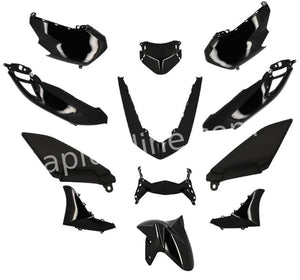 Plaatset Aplus Passend Op Yamaha Nmax 21'> 12 Delig Glans Zwart - AE-trading