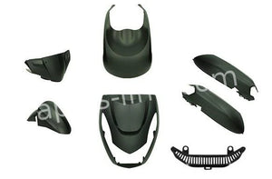 Plaatset Aplus Passend Op Kisbee Euro4/5 Model 7 Delig Mat Zwart - AE-trading