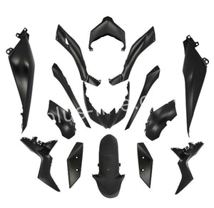 Plaatset Aplus Passend Op Yamaha Xmax 125/300 (2018 2020) 15 Delig Mat Zwart - AE-trading