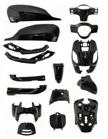 Plaatset Aplus Passend Op Sym Fiddle Iii 16 Delig Glans Zwart - AE-trading